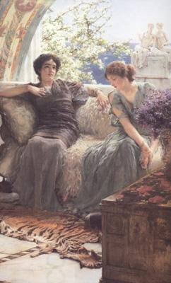 Alma-Tadema, Sir Lawrence Unwelcome Confidence (mk23) China oil painting art